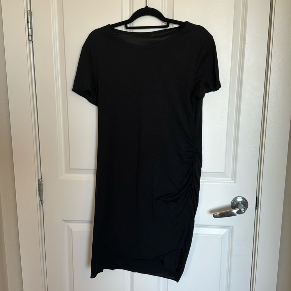 BYFBM black dress short sleeve size large